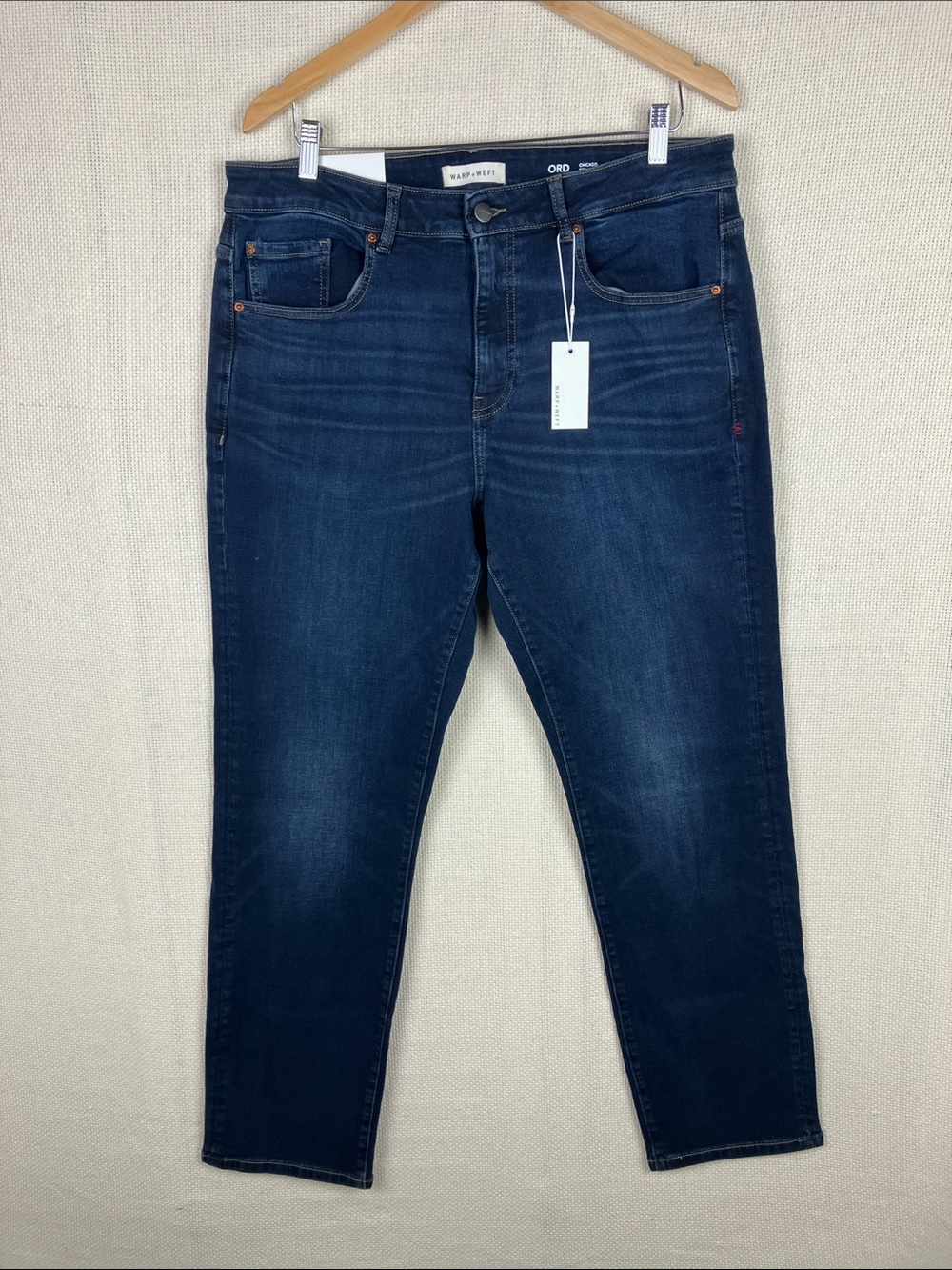Warp + Weft 36x32 ORD Chicago Straight Jeans NWT